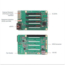 Load image into Gallery viewer, Radxa Penta SATA HAT, Up to 5X SATA disks HAT for Raspberry Pi 5 and Rock Pi SBCs, Mini NAS Server, Single Board Computer_1610
