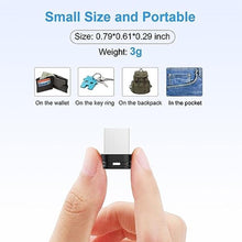 Load image into Gallery viewer, RAOYI 32GB USB Flash Drive, USB 2.0 Mini Fit Memory Stick Ultra Slim Thumb Drive Jump Drive Zip Drive Pen Drive with Lanyard-Black, blackpack_4624