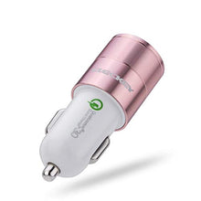 Load image into Gallery viewer, Rapid USB C Car Charger Compatible Samsung Galaxy S10 Plus/S10/ S8/S8 Plus/S9/S9 Plus/Note 9/8, LG V40/V30/V20/G6/G5, HTC 10/U11 with Quick Charge 3.0 Fast Charging Port(Gold)_2845