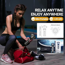 Load image into Gallery viewer, RapidGun Lite Deep Tissue Therapy Massage Gun - 6500 RPM Portable Vibrating Massager for Pain Relief, Trigger Points & Stiffness, Handheld Muscle Massager for Athletes, Active Men & Women, Travel Size, Grizzly_847