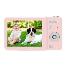 Load image into Gallery viewer, RASTKY Digital Camera 4K HD 64MP Sliding Retro Video with 16X Zoom Auto Focus 2.8 Inch Screen for Travel Photography Students (Pink)_140
