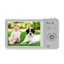 Load image into Gallery viewer, RASTKY Digital Camera 4K HD 64MP Sliding Retro Video with 16X Zoom Auto Focus 2.8 Inch Screen for Travel Photography Students (Silver)_237