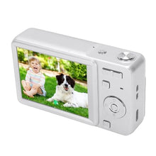 Load image into Gallery viewer, RASTKY Digital Camera 4K HD 64MP Sliding Retro Video with 16X Zoom Auto Focus 2.8 Inch Screen for Travel Photography Students (Silver)_238