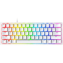 Load image into Gallery viewer, Razer Huntsman Mini 60% Gaming Keyboard: Fast Keyboard Switches - Clicky Optical Switches - Chroma RGB Lighting - PBT Keycaps - Onboard Memory - Snap Tap - White, MercuryWhite_1