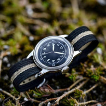Load image into Gallery viewer, RDUNAE 36mm Men Field Watch - RA07 Super 2035 Movement Luminous Quartz Watch with Retro Nylon Band, 50m Waterproof_45