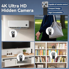 Load image into Gallery viewer, Real 4K HD Security Mini Camera, DIY Module Tiny Wireless Remote Control, Black_2124