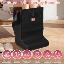 Load image into Gallery viewer, Red-Light-Feet-Legs-Therapy,2026 Upgraded 420 Dual Wavelength LED,4 Modes Infrared Light Therapy Consisting of Adjustable Power and Time Controller,Relieves Foot,Legs and Ankle Pain(13.8*11*18.1IN), Black_1682