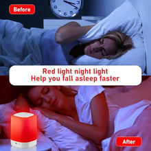 Load image into Gallery viewer, Red Light Therapy for Sleep Device, Red Night Lights with 670nm Wavelength, Touch Reds Light Sleep Lamp Aid to Support Deep Relaxation and Improve Sleeping for Adults & Kids Bedrooms_161