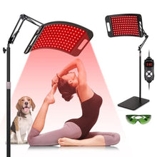 Load image into Gallery viewer, Red Light Therapy Panel with Stand, 126 LEDs 660nm & 850nm, Black_1