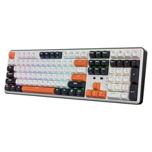 Load image into Gallery viewer, Redragon K689 PRO Wireless 108-Key Gasket RGB Gaming Keyboard, 4 Hotkeys, BlackTangerine_1