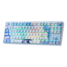 Load image into Gallery viewer, Redragon K707 PRO SE 80% Wireless Gasket RGB Gaming Keyboard, 3-Modes 87 Keys TKL Anime Mechanical Keyboard w/Hot-Swap Socket, Dye-Sub PBT Keycaps & 5-Layer Noise Dampening, Custom Linear Switch, StarlightBlueAnimeVersion_1