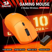 Load image into Gallery viewer, Redragon M919 Pro Wireless Esports Gaming Mouse, 54g Lightweight, Orange_964