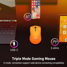 Load image into Gallery viewer, Redragon M919 Pro Wireless Esports Gaming Mouse, 54g Lightweight, Orange_965