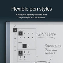 Load image into Gallery viewer, reMarkable Marker Plus The Official reMarkable 2 Pen with Eraser | 9 Felt Replacement Tips | Tilt Sensitivity and 4096 Levels of Pressure Sensitivity |, Black_861