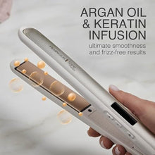 Load image into Gallery viewer, Remington Shine Therapy 1 Inch Hair Straightener, Argan Oil & Keratin, Champagne_540