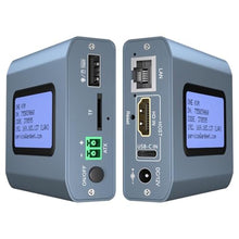 Load image into Gallery viewer, Remote KVM Over IP Internet,4K IP KVM Remote Control PC,Server,Remote Power Control, LCD Screen,ZeroTier, TF Card,Webcam,Wake, Install OS Via BIOS, Windows Mac Linux Android, Grey_1