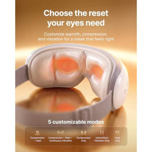 Load image into Gallery viewer, RENPHO Eyeris 1 Eye Massager with Heat, Heated Massage Eye Mask, Awhite_802