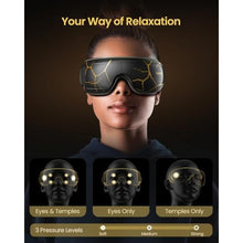 Load image into Gallery viewer, RENPHO Eyeris 3 Eye Massager with Heat and Cooling, Massaging Eye Mask, BlackGold_150
