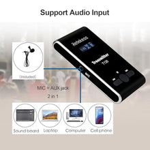 Load image into Gallery viewer, Retekess T130 Wireless Tour Guide Transmitter,Lavalier Microphone,99 Channel,Church Translation Transmitter for Interpretation Training Court, Black_746