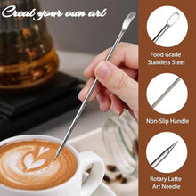 Load image into Gallery viewer, RIVKAWA 22 PCS Coffee Tamper Set, Espresso Accessories Tampers kit Barista Tools with 51mm Espresso Tamper, WDT Tool, Frothing Pitcher, Coffee Stirrer, Latte Art Pen, Tamper Mat, 16 Coffee Stencils, Black_96