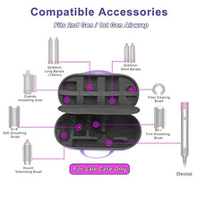 Load image into Gallery viewer, RLSOCO Travel Case for Dyson Airwrap Complete Long/Complete Styler HS08 HS05 HS01,NOT for Dyson Airwrap i.d. - Fits 4pcs Long Barrels or Short Barrels - Violet (Case Only,Hair Styler is not Included), AirwrapCaseViolet_8246