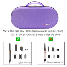 Load image into Gallery viewer, RLSOCO Travel Case for Dyson Airwrap Complete Long/Complete Styler HS08 HS05 HS01,NOT for Dyson Airwrap i.d. - Fits 4pcs Long Barrels or Short Barrels - Violet (Case Only,Hair Styler is not Included), AirwrapCaseViolet_8248