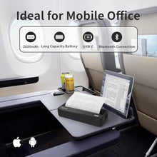 Load image into Gallery viewer, Rongta Portable Wireless Bluetooth Mobile Thermal Printer for Travel, Inkless Printer for School/Office/Home Use, Compatible with Android, iOS & Laptop (Dark Gray)_24