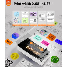 Load image into Gallery viewer, Rongta Shipping Thermal Label Printer, Bluetooth 4x6 Sticker Label Maker Wireless Shipping Label Printer for Package Small Business Compatible with Windows macOS Android iOS (White)_163