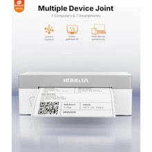 Load image into Gallery viewer, Rongta Shipping Thermal Label Printer, Bluetooth 4x6 Sticker Label Maker Wireless Shipping Label Printer for Package Small Business Compatible with Windows macOS Android iOS (White)_165