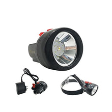Load image into Gallery viewer, ROOBUCK Professional Explosion-Proof LED Mining Cap Lamp - Waterproof Superbright Hard Hat Headlamp for Underground Coal Mining Operations (Black)_1