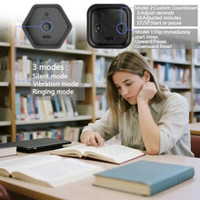 Load image into Gallery viewer, Rotating Cube Timer - 5/30/10/60min Presets, Gravity Sensor Pomodoro Stopwatch, 3 Sound Modes, ADHD Study Tool for Office/Kitchen/Classroom (F4 White), FWhite_2695