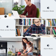 Load image into Gallery viewer, Rotating Pomodoro Timer 5, 25, 10 30,60 Mins Preset Stopwatch, Desk Flip ProductivityTimer, ADHD Tool Hexagon, Vibration/Mute/Alarm, for Work, Study, Back to School, Kitchen, Black_3859