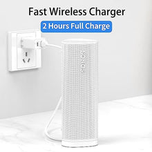 Load image into Gallery viewer, Rounkin Wireless Charger Compatible with Sonos Roam Gen 2nd/1st, Magnetic Charging Base, Power up Charging Dock for Portable Bluetooth Speaker for Sonos Roam SL(White)_1092
