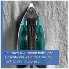 Load image into Gallery viewer, Rowenta Pro Master Stainless Steel Soleplate Steam Iron for Clothes, Anti-Drip Protection, 210 g/min, 400 Microsteam Holes, 1775 Watts Iron Steamer for Clothes, Powerful Steam DW8360, White_8615