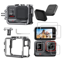 Load image into Gallery viewer, Rszfnjxry Aluminum Metal Frame Cage Case with Silicone Lens Cap and Screen Protector for Insta360 ACE PRO Camera Accessories Kit_1