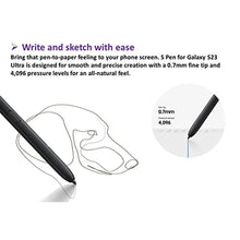 Load image into Gallery viewer, S23 Ultra Stylus Pen (WithBluetooth) Replacement for Samsung Galaxy S23 Ultra 5G All Versions S Pen with 5xTips/Nibs (Phantom Black)_1359