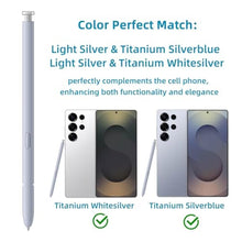 Load image into Gallery viewer, S25 Ultra S Pen Replacement for Samsung Galaxy S25 Ultra 5G All Versions, Galaxy S25 Ultra Stylus Pen + Replacement Tips (Light Silver), LightSilver_12