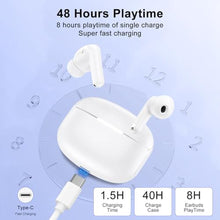 Load image into Gallery viewer, Samsung Earbuds Wireless Bluetooth 5.4 Headphones for Android Phone Samsung Galaxy S26 A16 5G A17 A36 S25 Ultra FE Edge A15 A35 A56 A26 Earphones in-Ear 48H LED Display Bluetooth Ear Buds with Mic, White_470