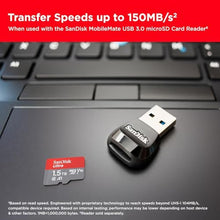 Load image into Gallery viewer, SANDISK 1.5TB Ultra microSDXC UHS-I Memory Card with Adapter - Up to 150MB/s, C10, U1, Full HD, A1, MicroSD Card - SDSQUAC-1T50-GN6MA, InformationNotAvailable_1163