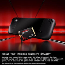 Load image into Gallery viewer, SANDISK 1TB Optimus GX 7100M NVMe SSD - PCIe Gen 4, M.2 2230, Up to 7,250MB/s Read Speed, Up to 6,900MB/s Write Speed - SDSP71100TAT, Black_2281