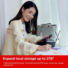 Load image into Gallery viewer, SANDISK 256GB Extreme PRO USB-C Flash Drive, Up to 1000MB/s Read speeds, Black_642