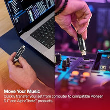 Load image into Gallery viewer, SANDISK 512GB DJ Flash Drive - Up to 1,000 MB/s Read Speed and 900 MB/s Write Speed, High-Performance, Dual Connector USB Type-C and USB Type-A Flash Drive - SDDDE1-512G-GR46, Black_773