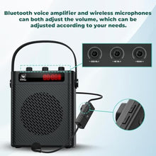 Load image into Gallery viewer, SANMIC 30W Wireless Voice Amplifier with Headset Microphone, black_157