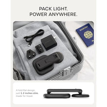 Load image into Gallery viewer, Satechi 3-in-1 Qi2 Foldable Stand, Wireless Charging Station, Space Black, SpaceBlack_318
