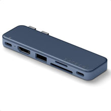 Load image into Gallery viewer, Satechi 6-in-2 USB-C Snap Hub, 4K/60Hz HDMI, for MacBook Neo, Indigo_1