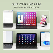 Load image into Gallery viewer, Satechi OntheGo Bluetooth Keyboard, Connect Up to 3 Devices, Tablet, Black_283