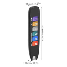 Load image into Gallery viewer, Scan Reader Pen, 3.7in Screen 142 Languages Online Translator Pen, Multifunctional Portable Digital Smart Voice Scanning Translation Device for Travel, Business, Learning_2033