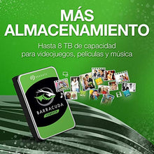 Load image into Gallery viewer, Seagate BarraCuda Pro 8TB Internal Hard Drive Performance HDD 3.5 Inch SATA 6 Gb/s 5400 RPM 256MB Cache for Computer Desktop PC Laptop, Data Recovery Frustration Free Packaging (ST8000DM004)_552