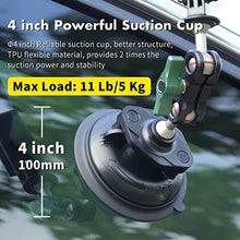 Load image into Gallery viewer, SEASKY S1 Enhanced Sports Action Camera Suction Cup Car Mount Accessories, Black_1635