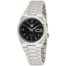 Load image into Gallery viewer, SEIKO 5 Automatic Black Arabic Dial Stainless Steel Men's Watch SNK063J5_1